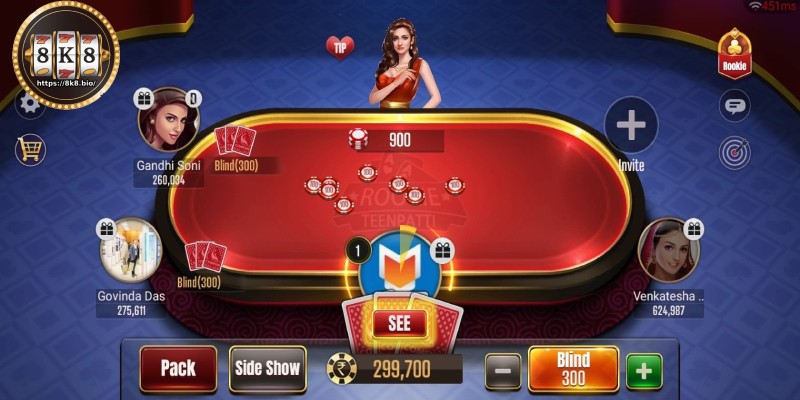 Basic Terms in Teen Patti 8K8
