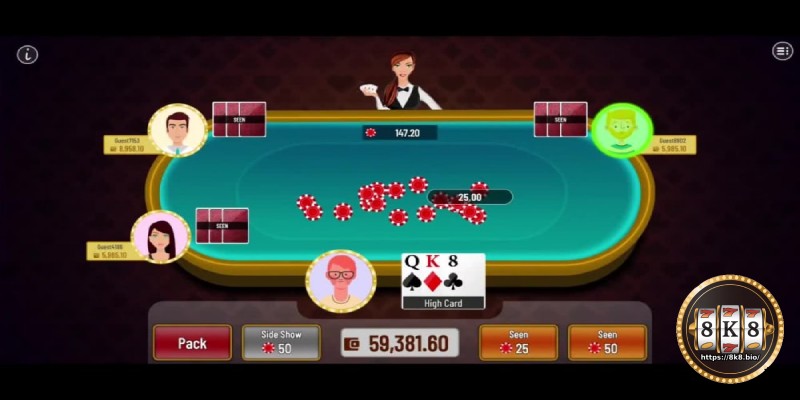 How to Play Teen Patti 8K8